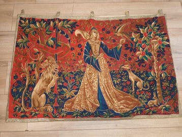Wandtapijt - 82 cm - 122 cm - Daprès La Dame a la lico