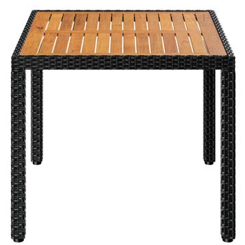Polyrotan Tuinset Corfu 5-delig Zwart (Tuinbanken-Tuinsets), Tuin en Terras, Tuinsets en Loungesets, Verzenden, Nieuw