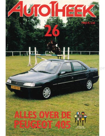 ALLES OVER DE PEUGEOT 405, AUTOTHEEK 26, Boeken, Auto's | Boeken, Nieuw, Peugeot, Author