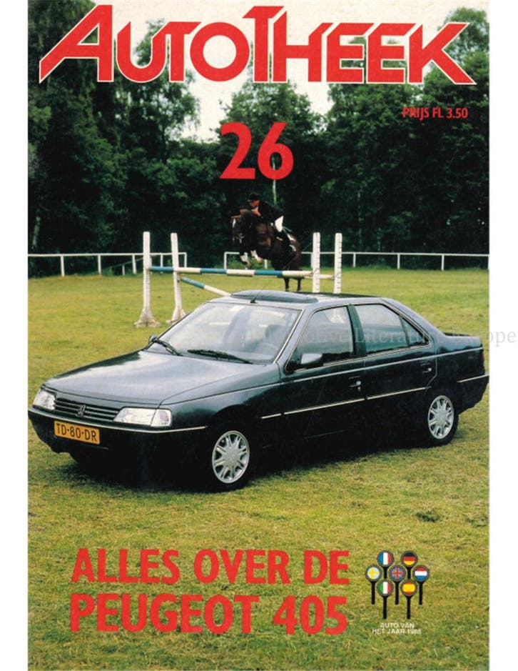 ALLES OVER DE PEUGEOT 405, AUTOTHEEK 26, Boeken, Auto's | Boeken, Peugeot