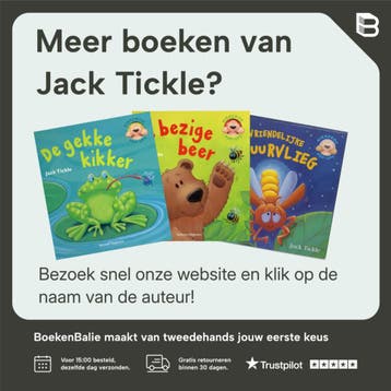 Een duizelige dino / Kiekeboe pop-ups - Jack Tickle, Boeken, Kinderboeken | Baby's en Peuters, Verzenden, Gelezen, Jack Tickle