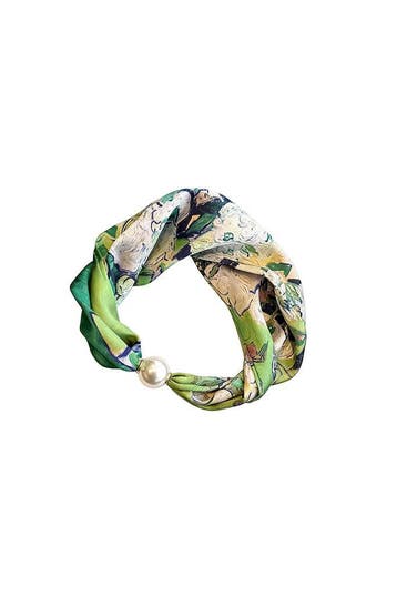 Groene Bloemen Zomersjaal Dames | Romantisch & Luchtig, Verzenden, Nieuw, Sjaal
