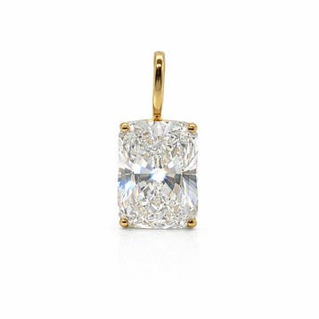 Zonder minimumprijs - Hanger - 14 karaat Geel goud - 4.09ct., Sieraden, Tassen en Uiterlijk, Antieke sieraden