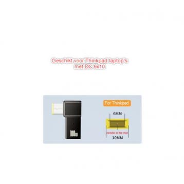 PD 100W Laptop Voedingslader Adapter voor Thinkpad, Verzenden, Nieuw