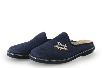 Hush Puppies Pantoffels in maat 38 Blauw, Zo goed als nieuw, Pantoffels of Sloffen, Hush Puppies, Verzenden
