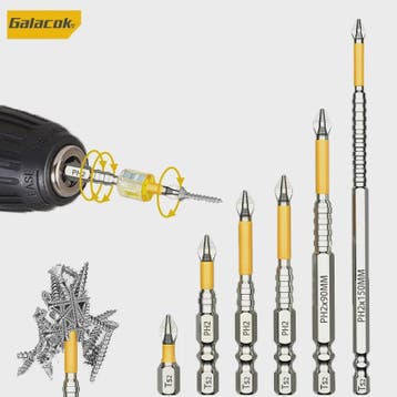 PH2 Magnetische Schroefbit Set - Anti-slip & Hoge Hardheid -, Verzenden, Nieuw