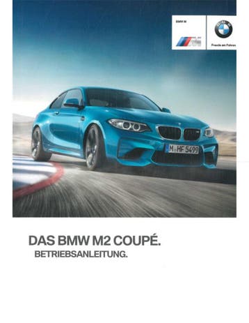 2017 BMW M2 COUPÉ INSTRUCTIEBOEKJE DUITS, Auto diversen, Handleidingen en Instructieboekjes