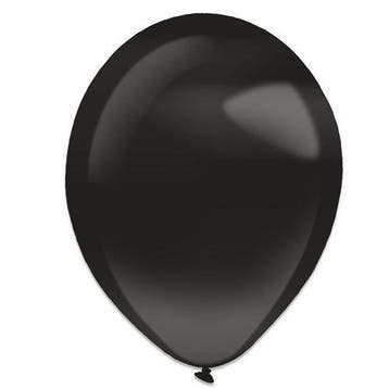 Ballonnen jet black pearl (13cm) 100st, Hobby en Vrije tijd, Verzenden, Nieuw, Feestartikel