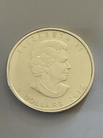 Canada. 5 Dollars 2012 1 oz silver 999 , Canada cougar ,