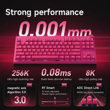 MCHOSE MIX87 Magnetische Switch Gaming Toetsenbord - 8K Poll, Verzenden, Nieuw