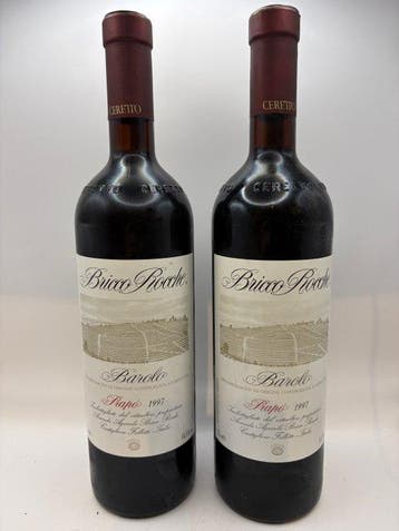 1997 Ceretto, Bricco Rocche Prapò - Barolo - 2 Flessen (0.75, Nieuw