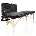 ZENGROWTH Massagetafel Belverde 3.0 Zwart 71cm met armsteune, Sportmassage