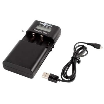 Ansmann batterijlader camera (Batterijladers - Powerbanks), Verzenden, Nieuw, Ansmann