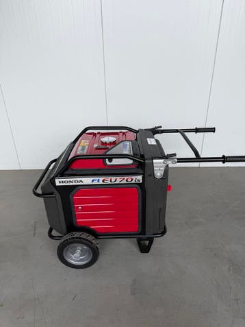 Honda EU70is generator aggregaat inverter nieuw op voorraad, Nieuw, 5 tot 10 kVA, Benzine, Elektrisch startend