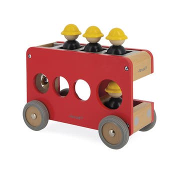 Janod Bolid - Brandweerwagen houten van €32,99 voor €32,90, Ophalen of Verzenden, Nieuw