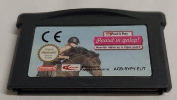 Paard en pony - Paard in galop losse cassette (Gameboy, Ophalen of Verzenden, Zo goed als nieuw