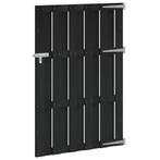 vidaXL Tuinpoort 100 x 150 cm WPC en Aluminium Zwart, Tuin en Terras, Verzenden, Nieuw