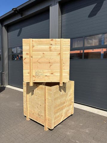 Zware houten kist, exportkist, boxpallet, houten krat, Ophalen, Nieuw