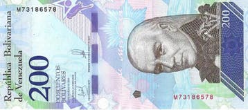 Venezuela 200 Bolívares 2018 UNC Bankbiljet, Verzenden