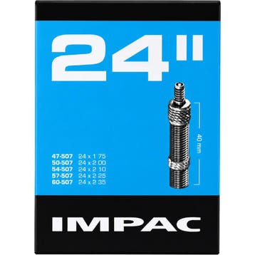 Impac Binnenband 24x1.75/2.35 - Dunlop ventiel 40mm - Duu..., Ophalen of Verzenden, Nieuw, Band