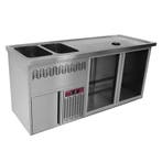 Diamond Modulair Barstation | BarLine | 370L | RVS | 2 Compa, Ophalen of Verzenden, Nieuw