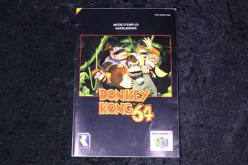 Donkey Kong 64 Nintendo 64 N64 Manual NUS-NDOP-FAH, Verzenden, Nieuw
