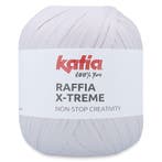 Katia Raffia X-Treme - 100 Wit - Biologische Viscose Lintg, Hobby en Vrije tijd, Breien en Haken, Ophalen of Verzenden, Nieuw