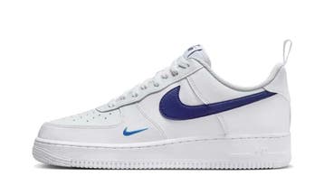 Nike Air Force 1 Low White Light Photo Blue Deep Royal Blue, Nieuw