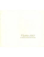 1980 CADILLAC PROGRAMMA BROCHURE ENGELS (USA), Nieuw, Author