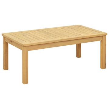 vidaXL Salontafel Licht acacia 90 x 50 x 36 cm Massief, Tuin en Terras, Tuintafels, Verzenden, Nieuw