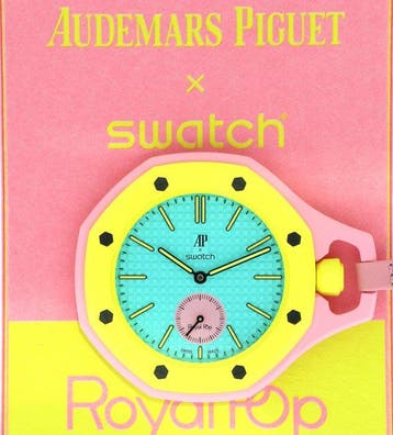 Audemars Piguet x Swatch - Royal Pop Savonnette Otg Roz -, Nieuw