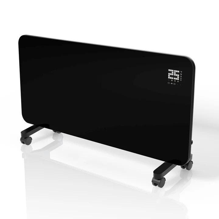 Convector verwarming - Max. 2000 W - Zwarte - Voor Wand- en, Tuin en Terras, Terrasverwarmers, Nieuw, Verzenden