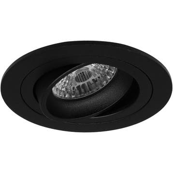 GU10 Inbouwspot Set - Mat Zwart - Inbouw Rond - Dimbaar -, Huis en Inrichting, Lampen | Spots, Metaal of Aluminium, Nieuw, Ophalen of Verzenden