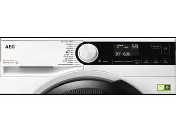 AEG LR85864 - Wasmachine - 8kg - A - PowerClean 59 min -, Witgoed en Apparatuur, Wasmachines, Verzenden, Zo goed als nieuw
