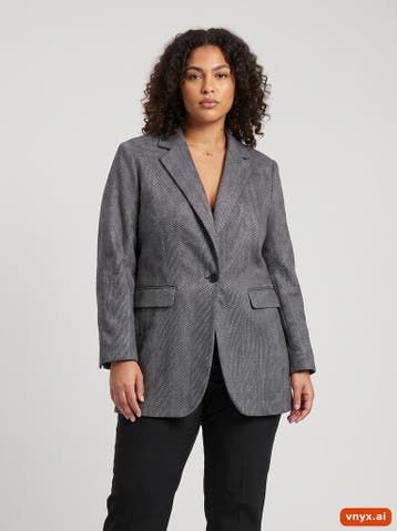 Calvin Klein Blazers Dames maat XL Grijs Vintage, Ophalen of Verzenden, Nieuw