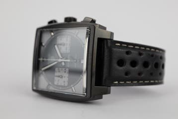 Horloge Tag Heuer Monaco Night Diver limited Nieuw, Overige materialen, Leer, Polshorloge, Nieuw