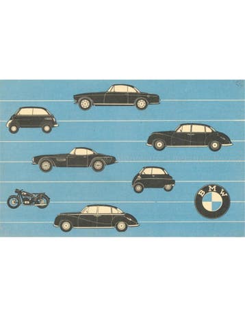 1958 BMW PROGRAMMA BROCHURE NEDERLANDS, Boeken, Nieuw, BMW, Author