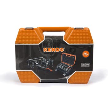 Kendo 26-delige 1/2 dopsleutelset, Verzenden, Nieuw