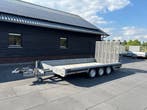 Hulco Machine transsporter tridem met 150 cm klep BJ 2019, Auto diversen, Aanhangers en Bagagewagens, Ophalen, Gebruikt