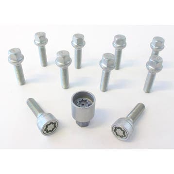 H&R Wielboutenset bolkonisch R12 M12x1.50 - Lengte 60mm - 10, Verzenden, Nieuw