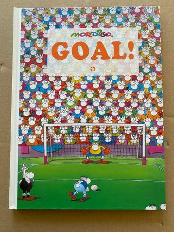 Mordillo - Voetbalhumor + Uitspraken Voetallegendes - GOAL!, Verzenden, Zo goed als nieuw, Cartoons
