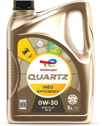 Total Quartz Ineo Efficiency 0W30 5 Liter, Ophalen of Verzenden