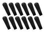 Set van 12 eenvoudige rubber deurstoppers (zwart rubber), Ophalen of Verzenden, Nieuw