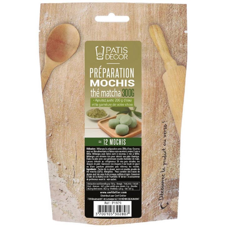 Patis Decor Mochi Mix Matcha 300g, Hobby en Vrije tijd, Taarten en Cupcakes maken, Nieuw, Verzenden