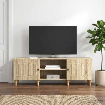 vidaXL TV-kast 150 x 31 x 50 cm Sonoma Eiken Bewerkt hout, Minder dan 50 cm, Verzenden, Nieuw, Minder dan 100 cm