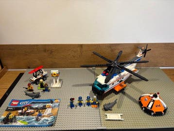 Lego Set - 7738 en 60163 - City - Reddingshelikopter met, Kinderen en Baby's, Speelgoed | Duplo en Lego, Nieuw