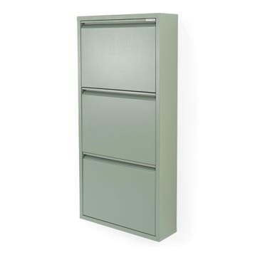 Spinder Design Billy 3 schoenenkast - dusty green, Verzenden, Nieuw