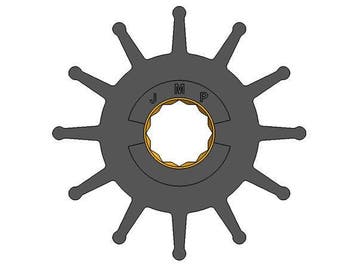 Impeller Volvo: 842857, 844683, 845796,875697, 21951364 Cum, Ophalen of Verzenden, Nieuw, Motor en Techniek, Zeilboot of Motorboot