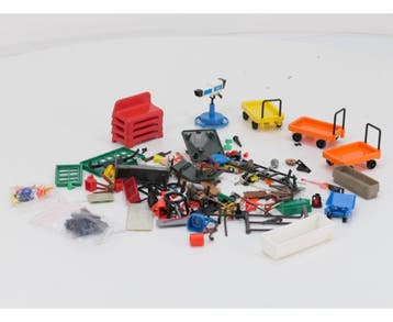 Playmobil zak restanten #9607 (e Speelgoed, grootspoor), Ophalen of Verzenden, Gebruikt