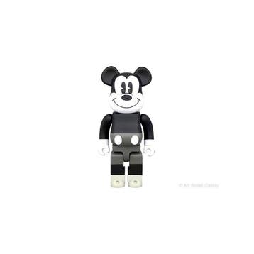 BE@RBRICK Mickey Mouse 400% Vintage Noir & Blanc — Medicom, Antiek en Kunst